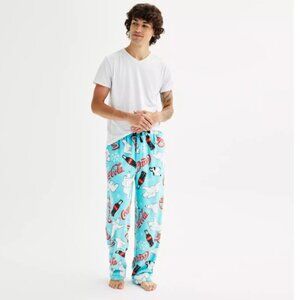 NWT Men's Large Coca-Cola Bears Super Minky Pajama Pants